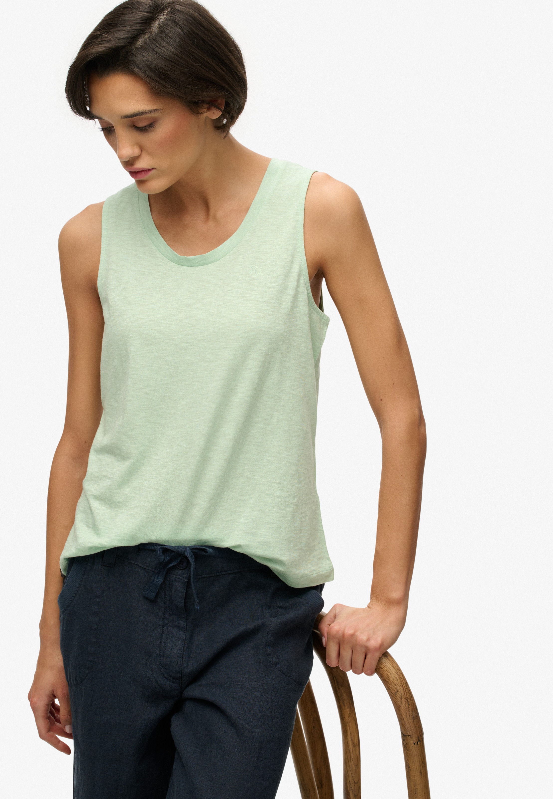 Superdry Tanktop "SCOOP NECK TANK" Baumwollmischung, regular fit günstig online kaufen