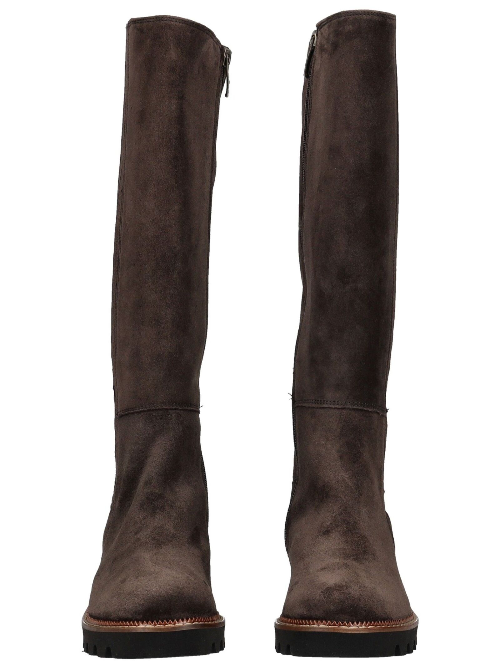 Stiefel PAUL GREEN "Paul Green Stiefel Veloursleder", Damen, Gr. 37, mocca, Veloursleder, Schuhe Stiefel 2