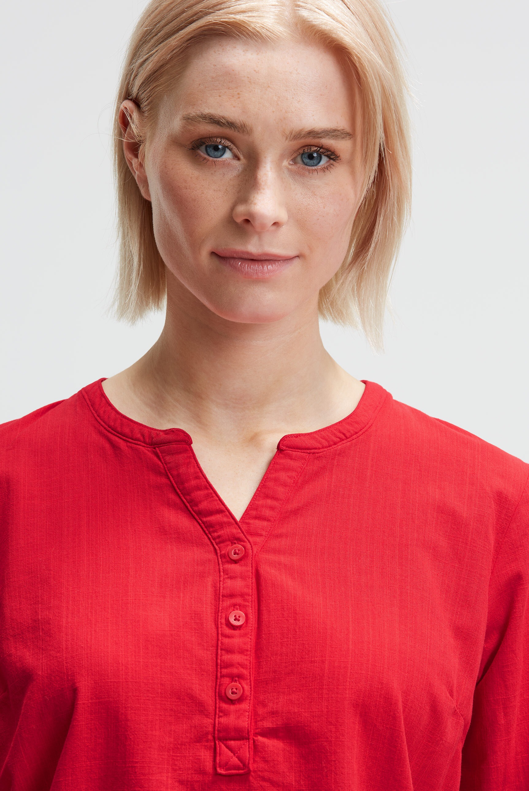 SOCCX Langarmbluse im Turn-Up-Look