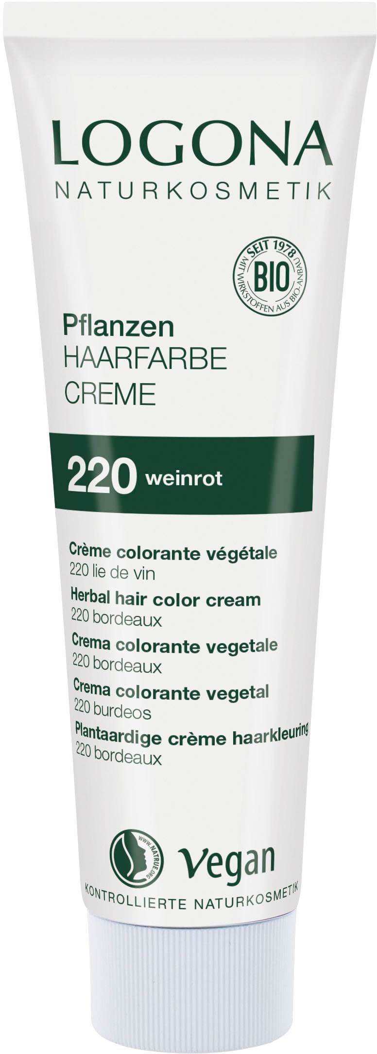 LOGONA Haarfarbe »Logona Pflanzen-Haarfarbe Creme« | kaufen BAUR online