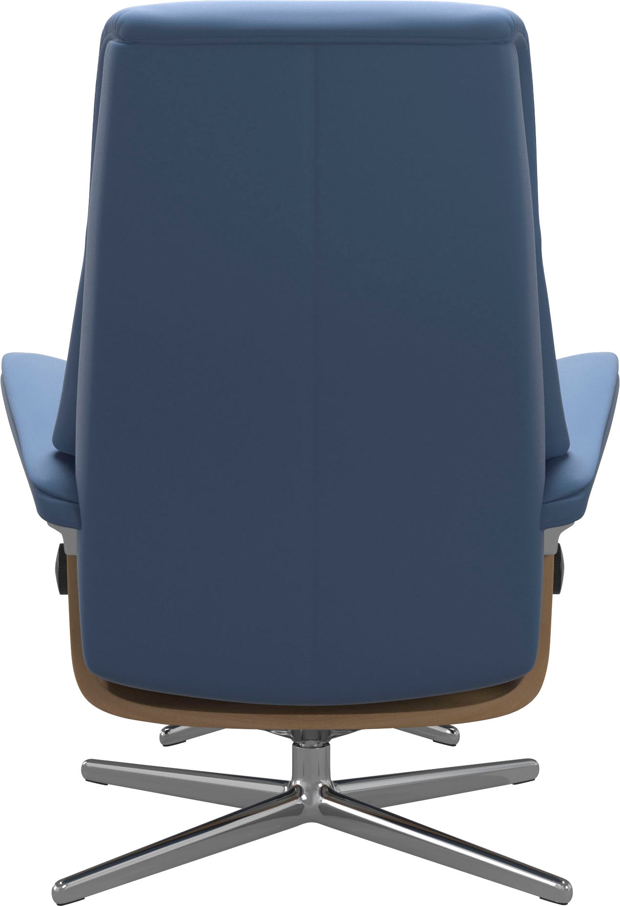 Stressless® Fußhocker »View«, mit Cross Base, Größe S, M & L, Holzakzent Eiche