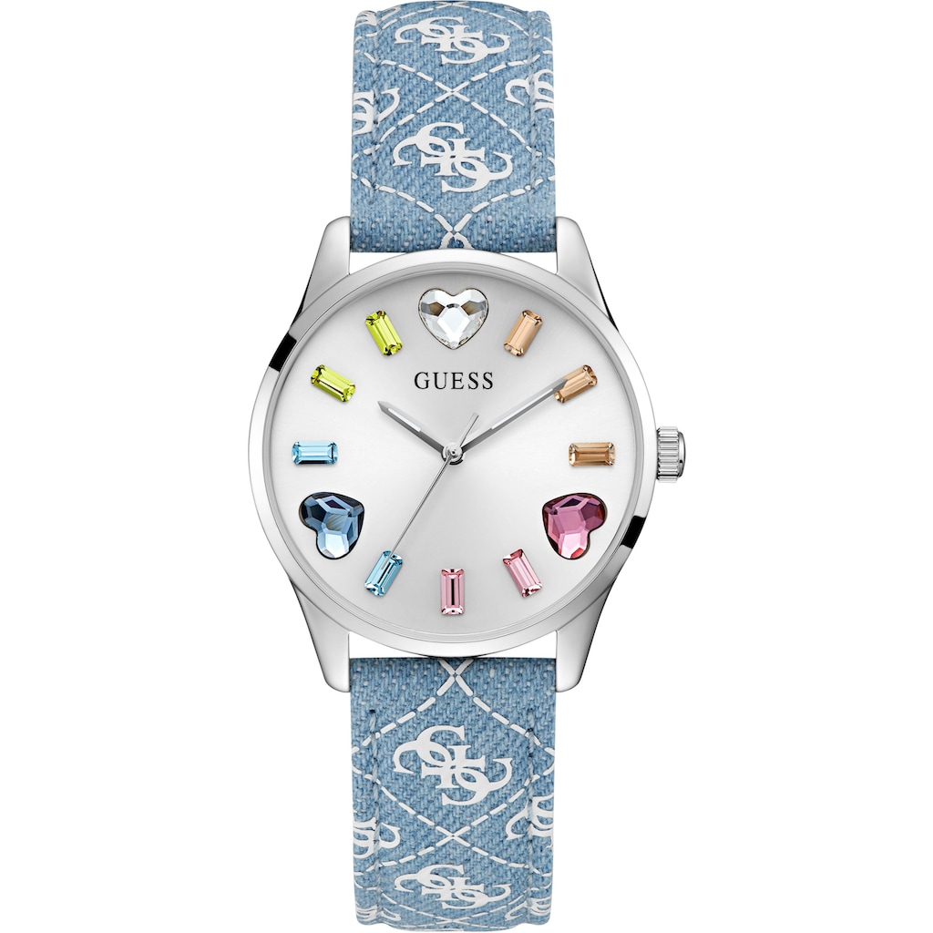 Guess Quarzuhr »CANDY HEARTS, GW0654L1«, Armbanduhr, Damenuhr