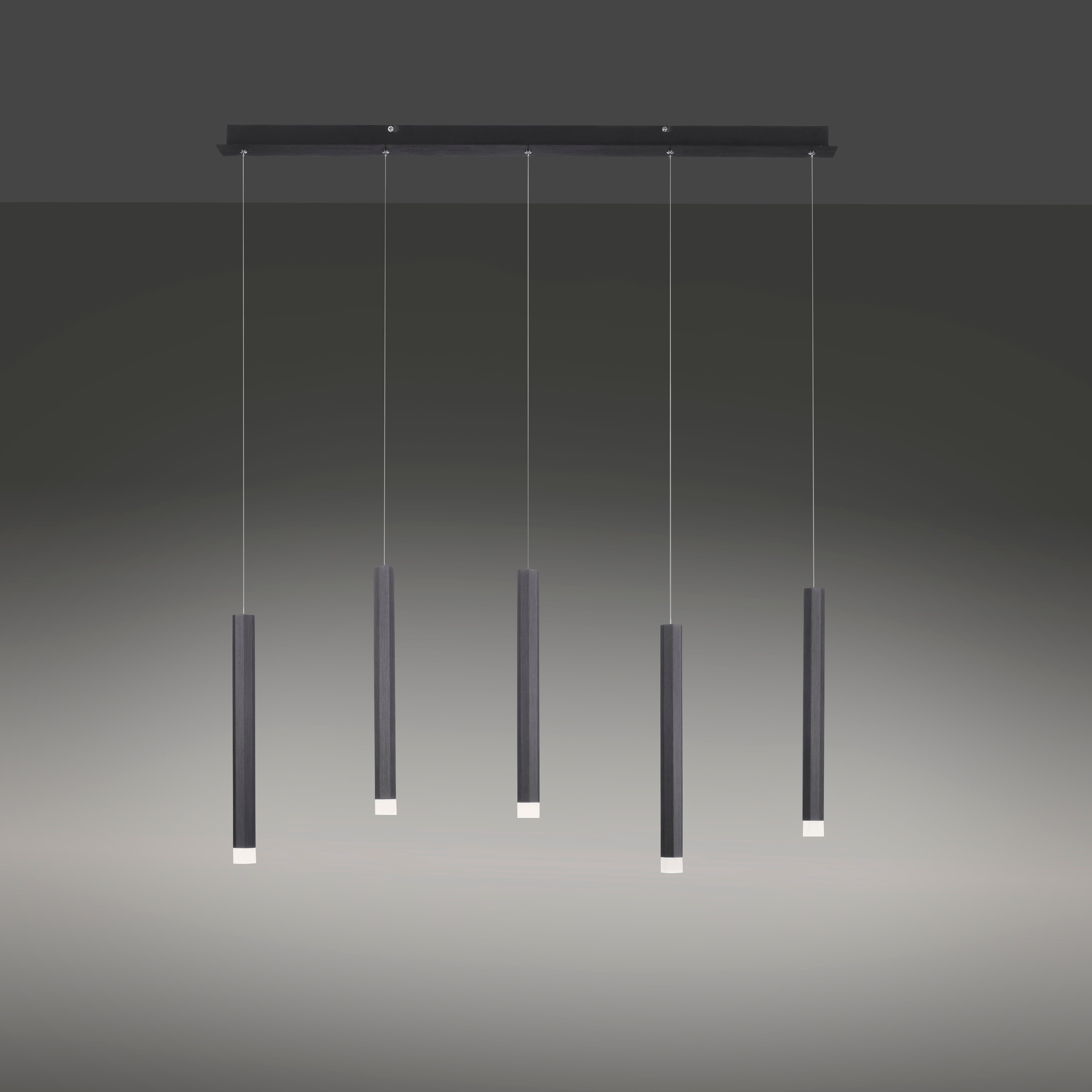 JUST LIGHT Pendelleuchte »BRUNO«, 5 flammig, Leuchtmittel LED-Board | LED fest integriert, LED