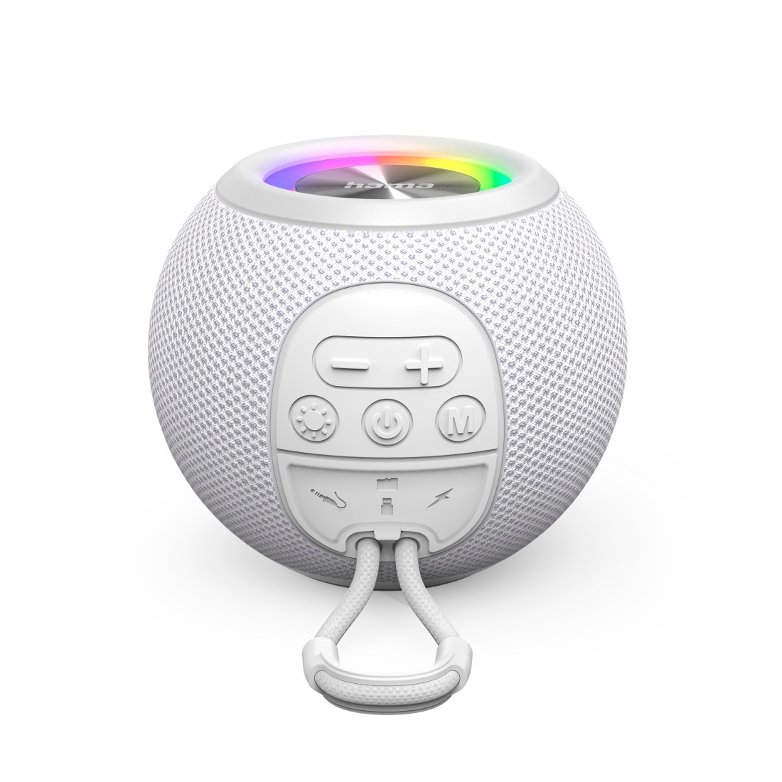 Hama Bluetooth-Lautsprecher »Bluetooth®-Lautsprecher "Ball Shape Speaker", 5 Licht-Modi, 5W«, Integrierte Freisprecheinrichtung
