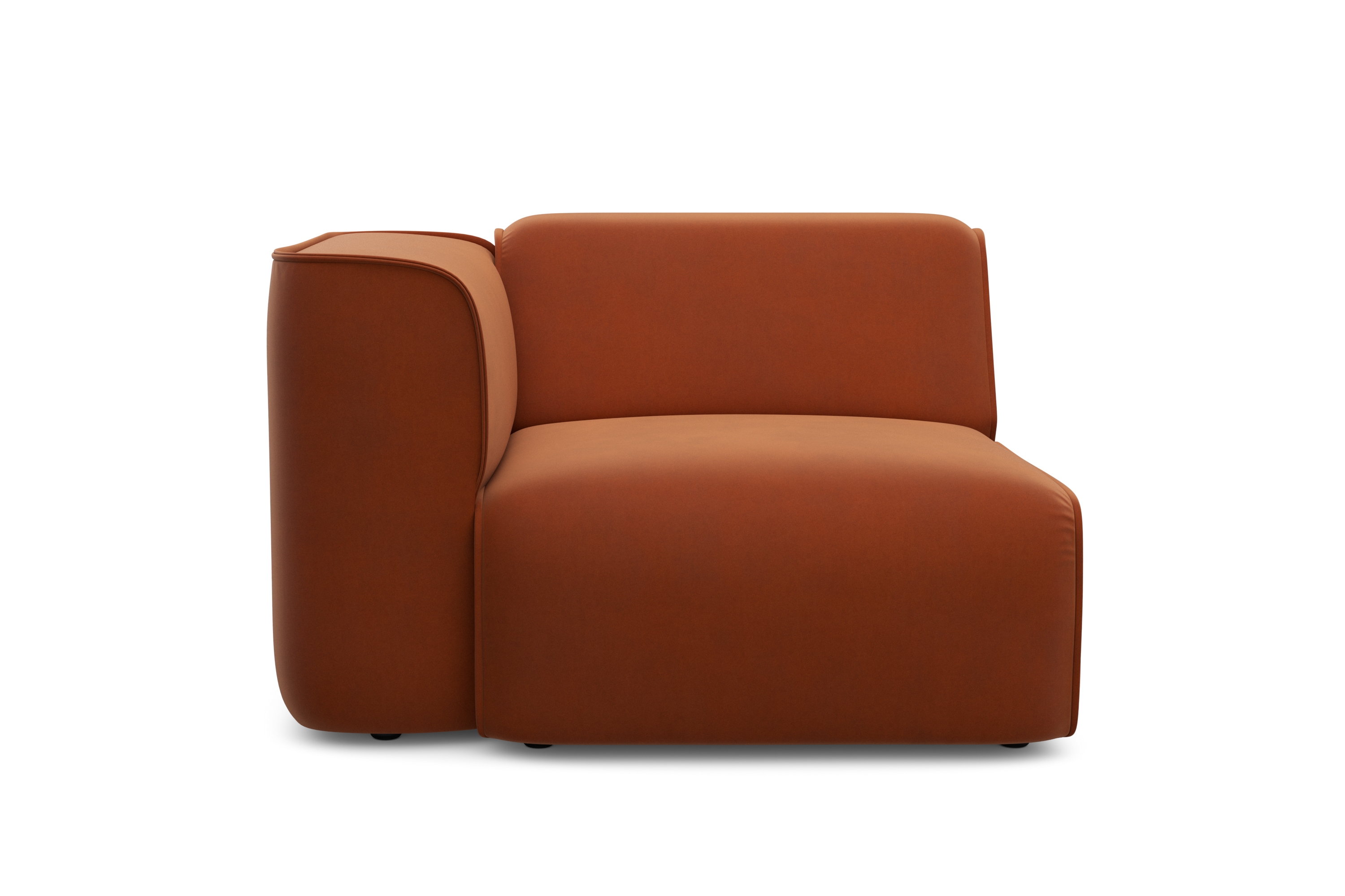 OTTO home Sessel "Sofa-Eckelement, Maße B/T/H: 109/97/46 cm" als Modul oder separat verwendbar, für individuelle Zusammenstellung