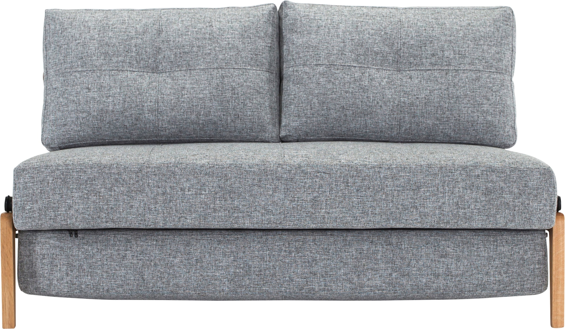 Schlafsofa »Cubed«, Kompaktes Klappsofa mit Füßen aus Eiche