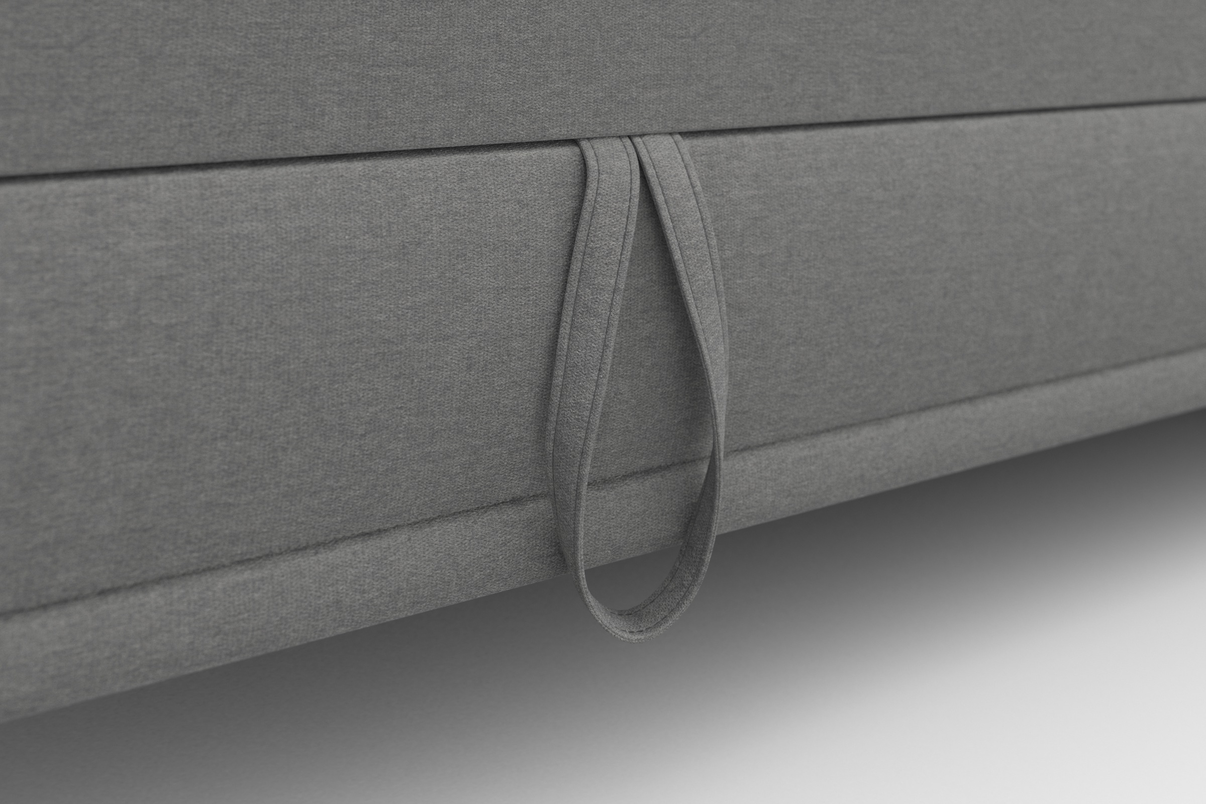 sit&more Ecksofa »Cabrio L-Form, mit Sitztiefenverstellung, Arm- und Kopfteilverstellung«, 2 Nierenkissen, Federkern, optional Bettfunktion und Stauraum
