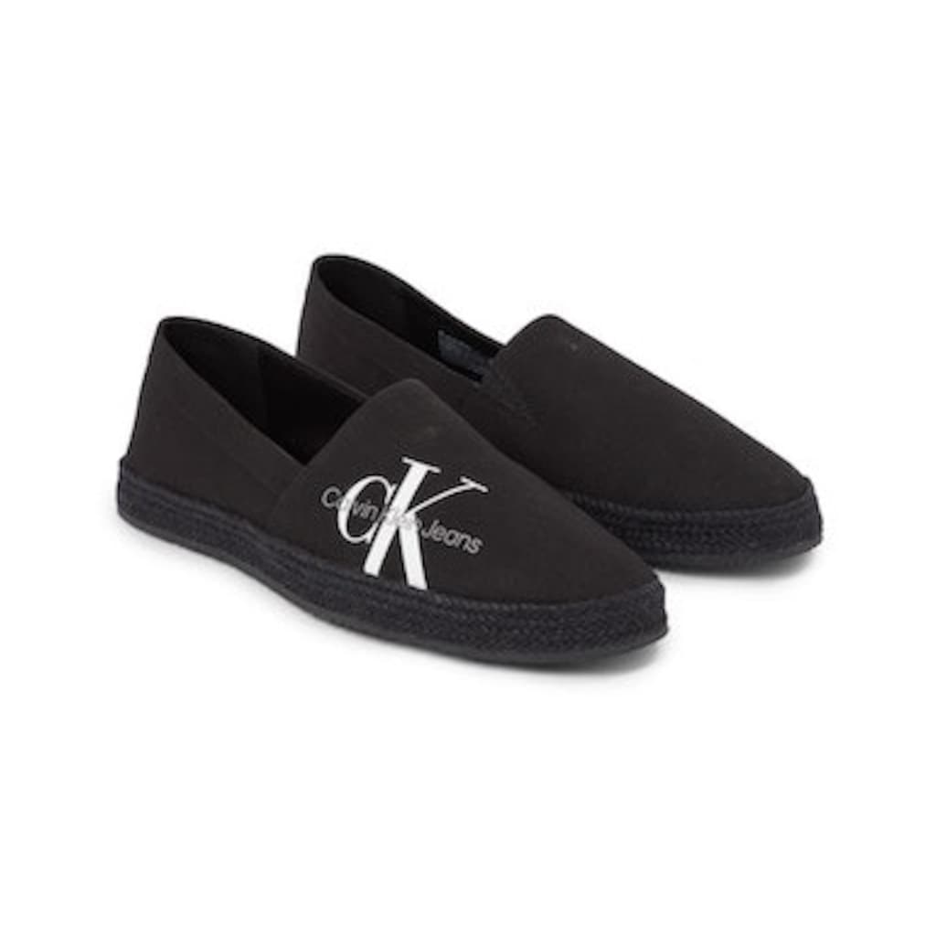 Calvin Klein Jeans Espadrille »ESPADRILLE CO«, mit Bastbesatz an der Laufsohle