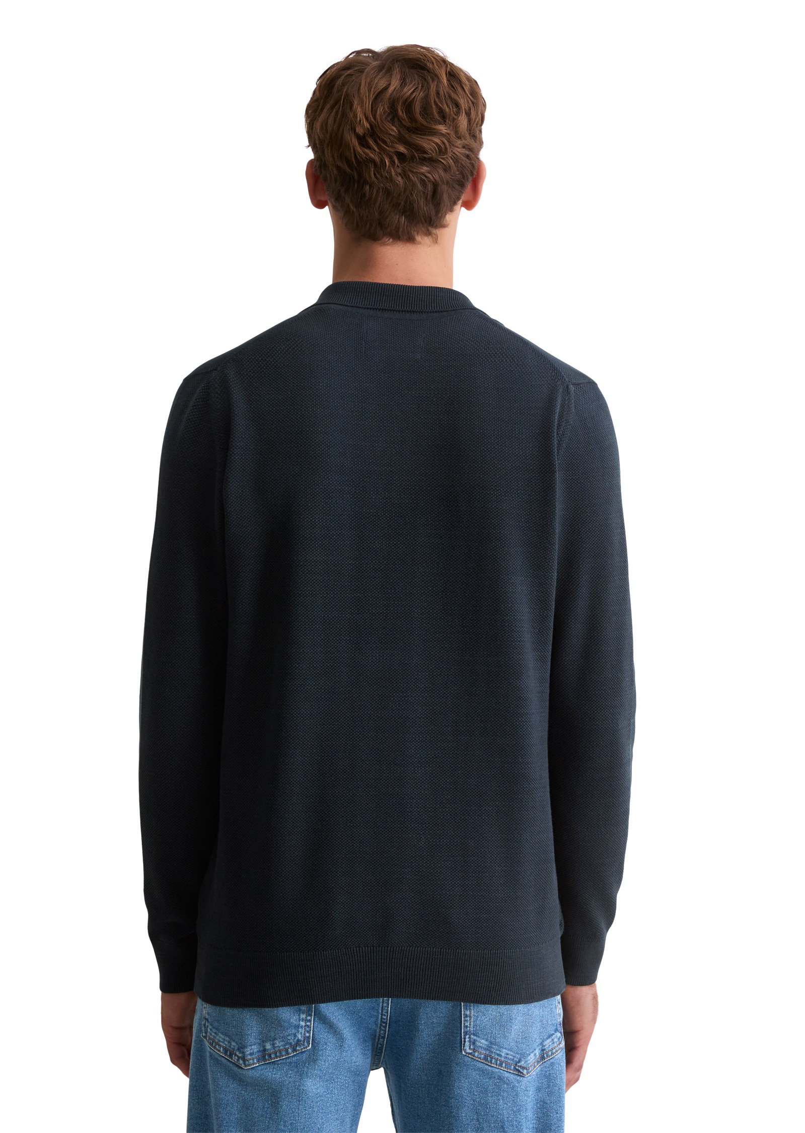 Thumbnail - Marc OPolo Strickpullover "aus Bio-Baumwoll-Piqué"