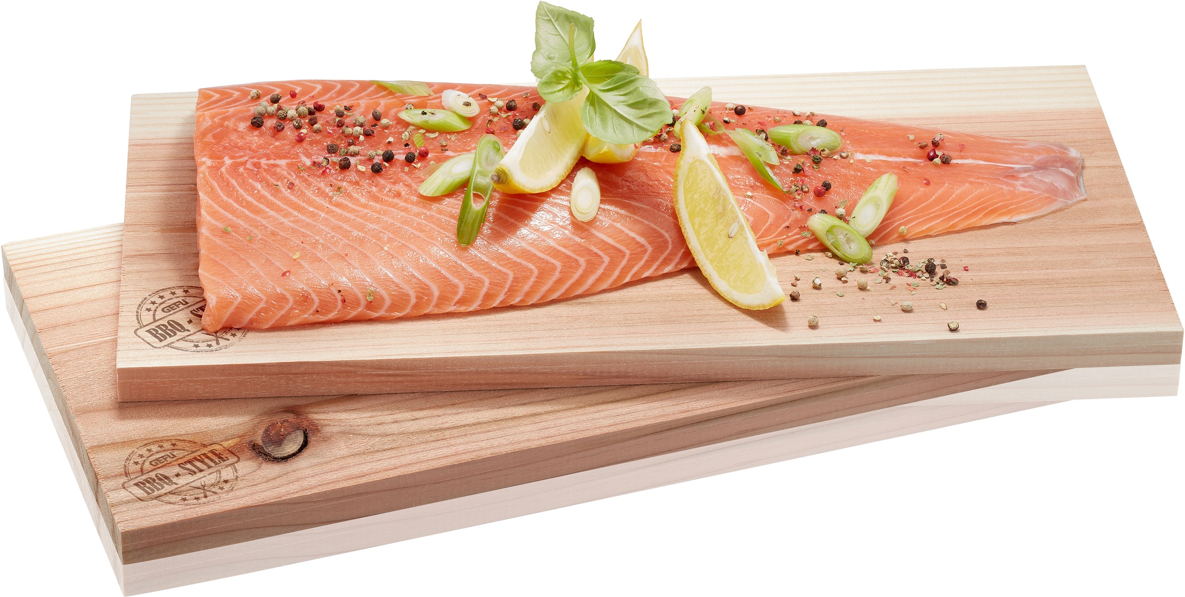 GEFU Aromaplanke "BBQ XXL", Holz, (2 St.), mehrfach verwendbar, 19,5 x 39,5 günstig online kaufen