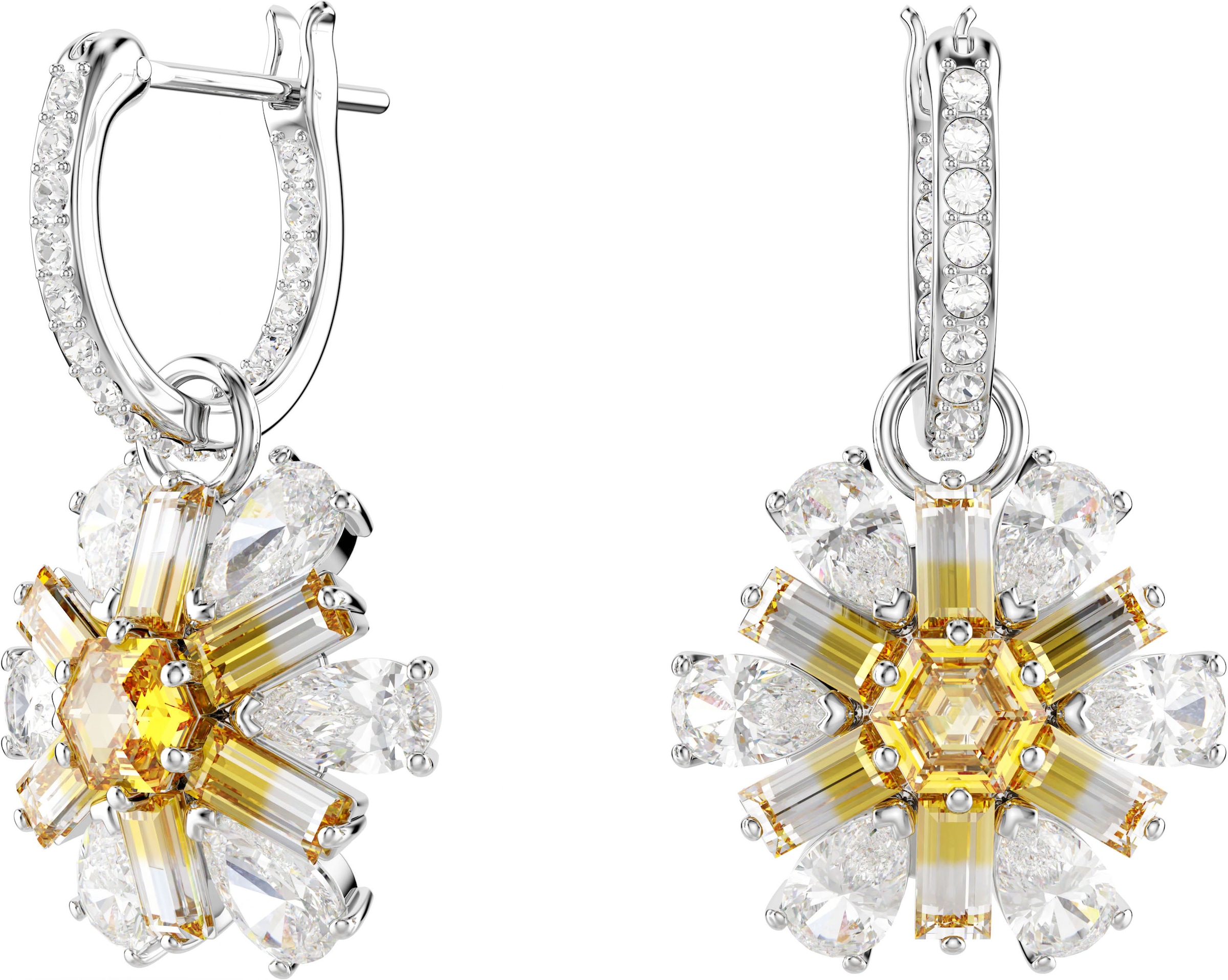 Swarovski Paar Ohrhänger »Idyllia Drop, Blume, 5683243«, mit Swarovski® Kristall