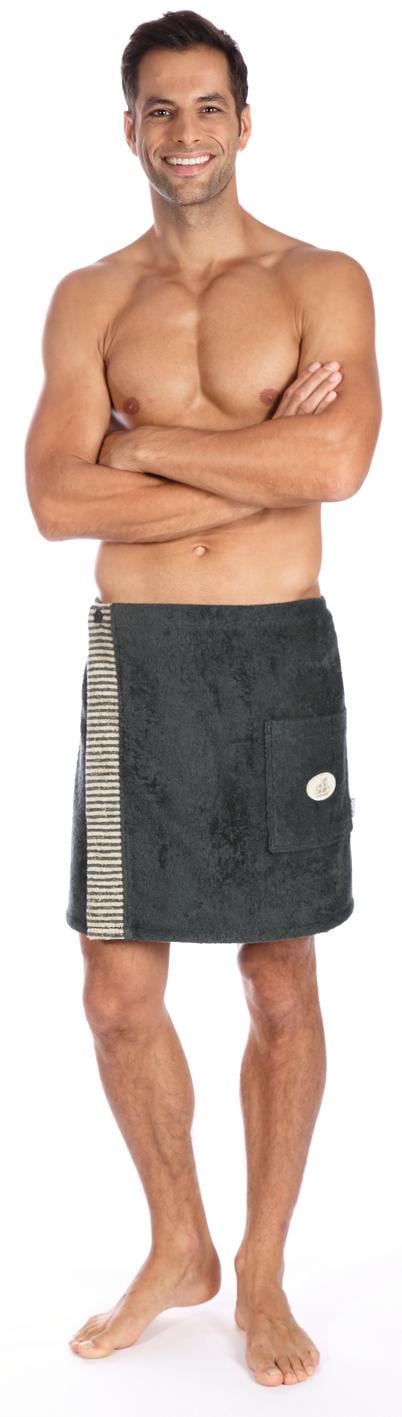 Egeria Kilt "Ben, ideal für Sauna & Spa", (1 St.), mit Streifen-Akzent günstig online kaufen