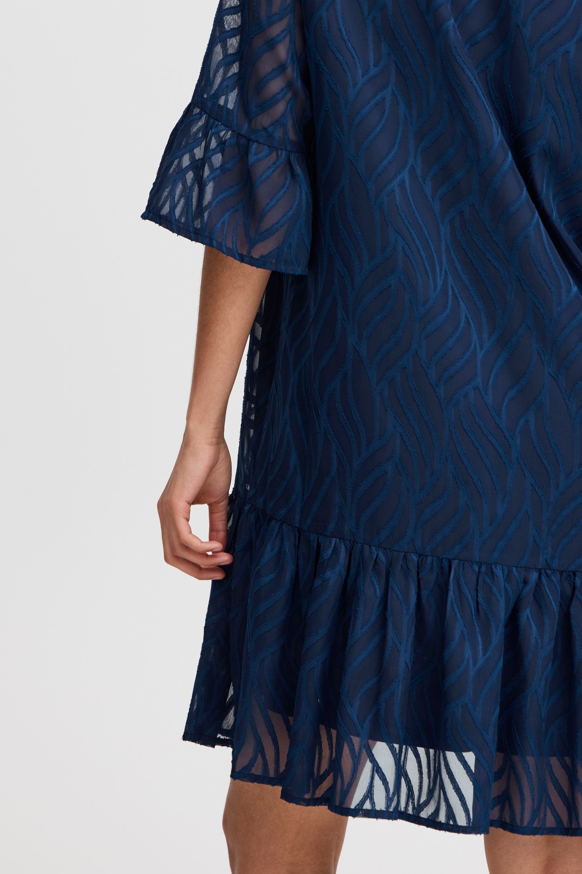 b.young A-Linien-Kleid »A-Linien-Kleid BYFRIKKE VNECK DRESS -«