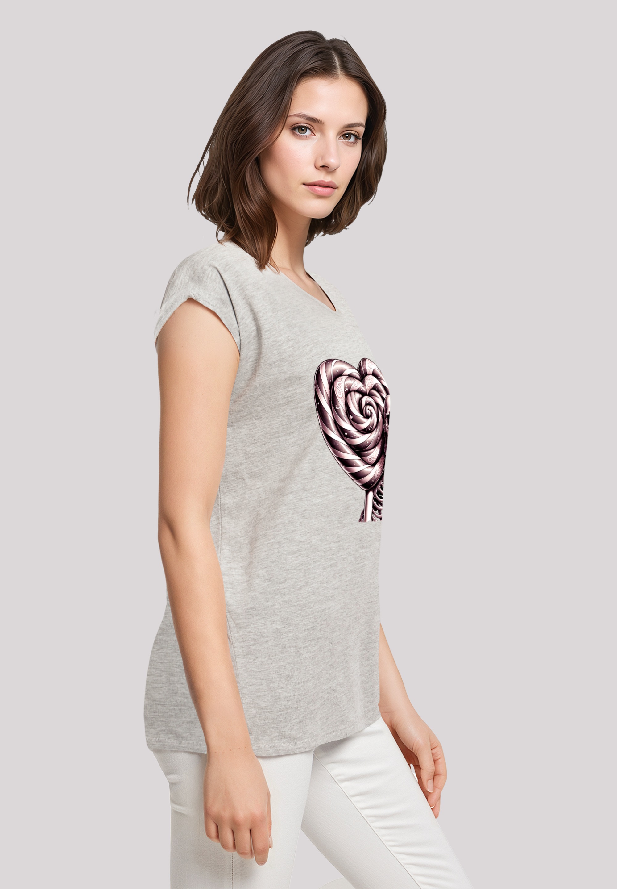 F4NT4STIC T-Shirt »Süße Süßigkeiten Herzform Liebe« Premium Qualität