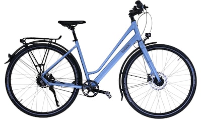 HAWK Bikes Trekkingrad »HAWK Trekking Lady Super Deluxe Skye blue«, 8 Gang, Shimano,... kaufen
