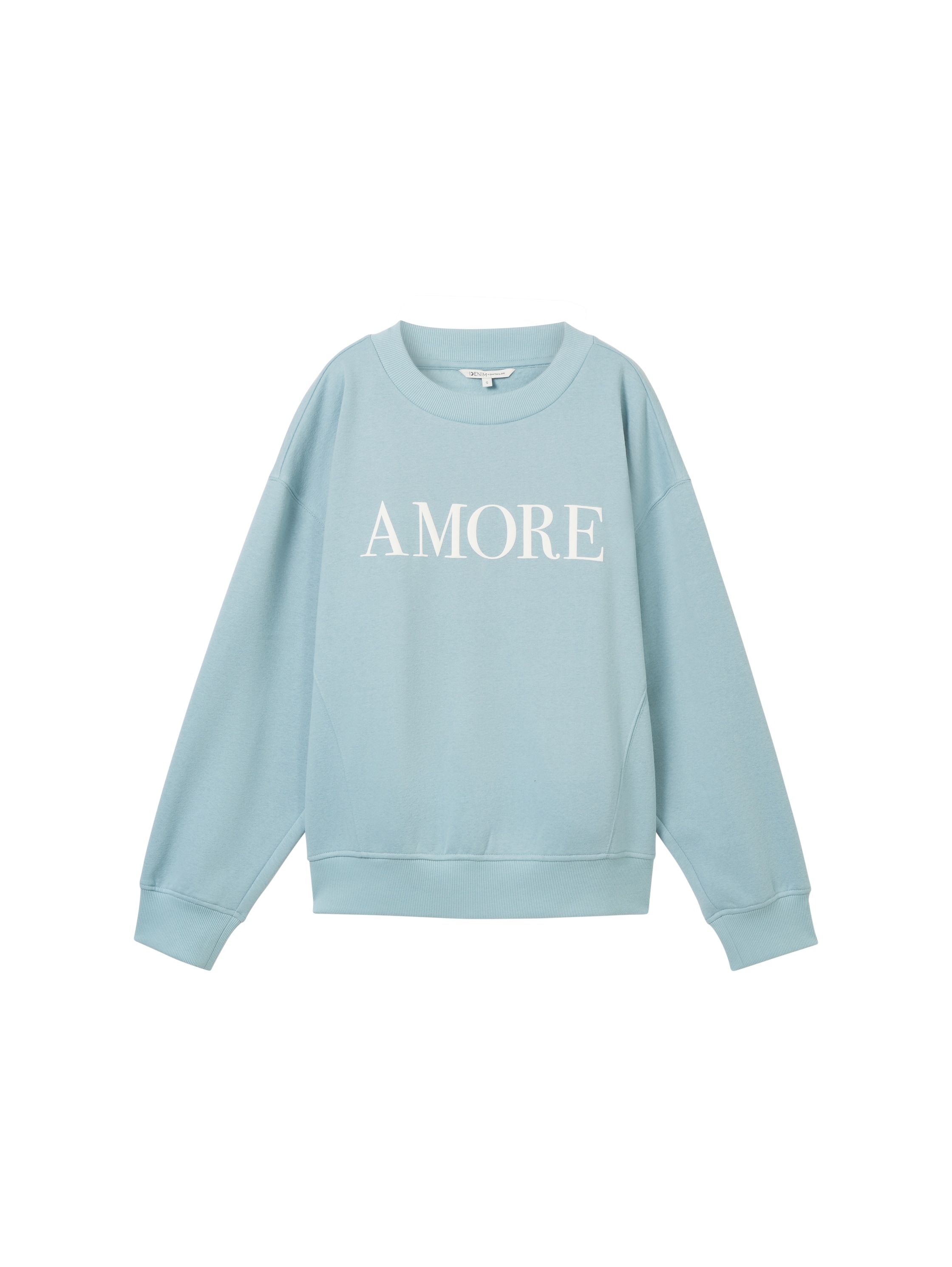 TOM TAILOR Denim Sweatshirt, mit Schriftzug