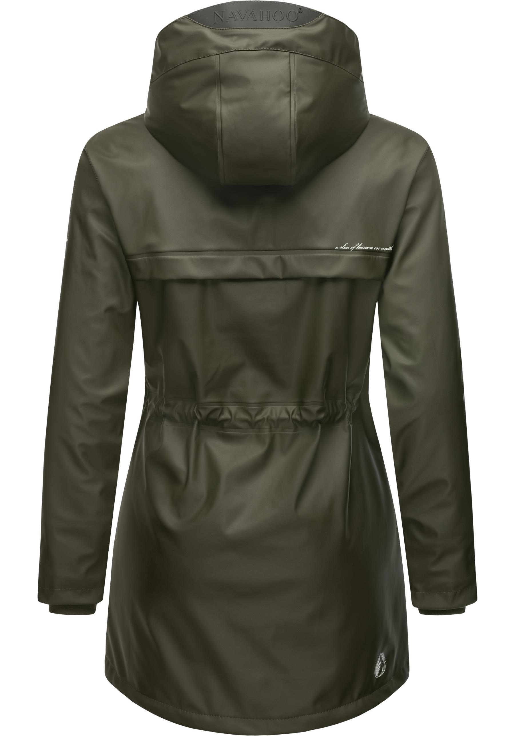 Navahoo Regenmantel »Rainy Forest«, modischer Damen Outdoor Regenparka