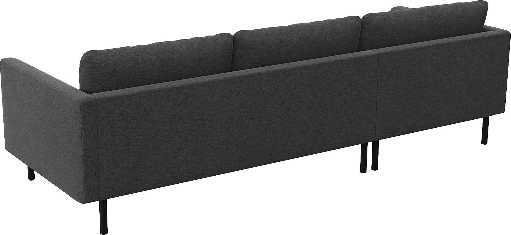 FLEXLUX Ecksofa »Bolzano, elegant und bequem, L-Form« Sitzaufbau mit Kaltschaum & Stahl-Wellen, loose Sitz -& Rückenkissen