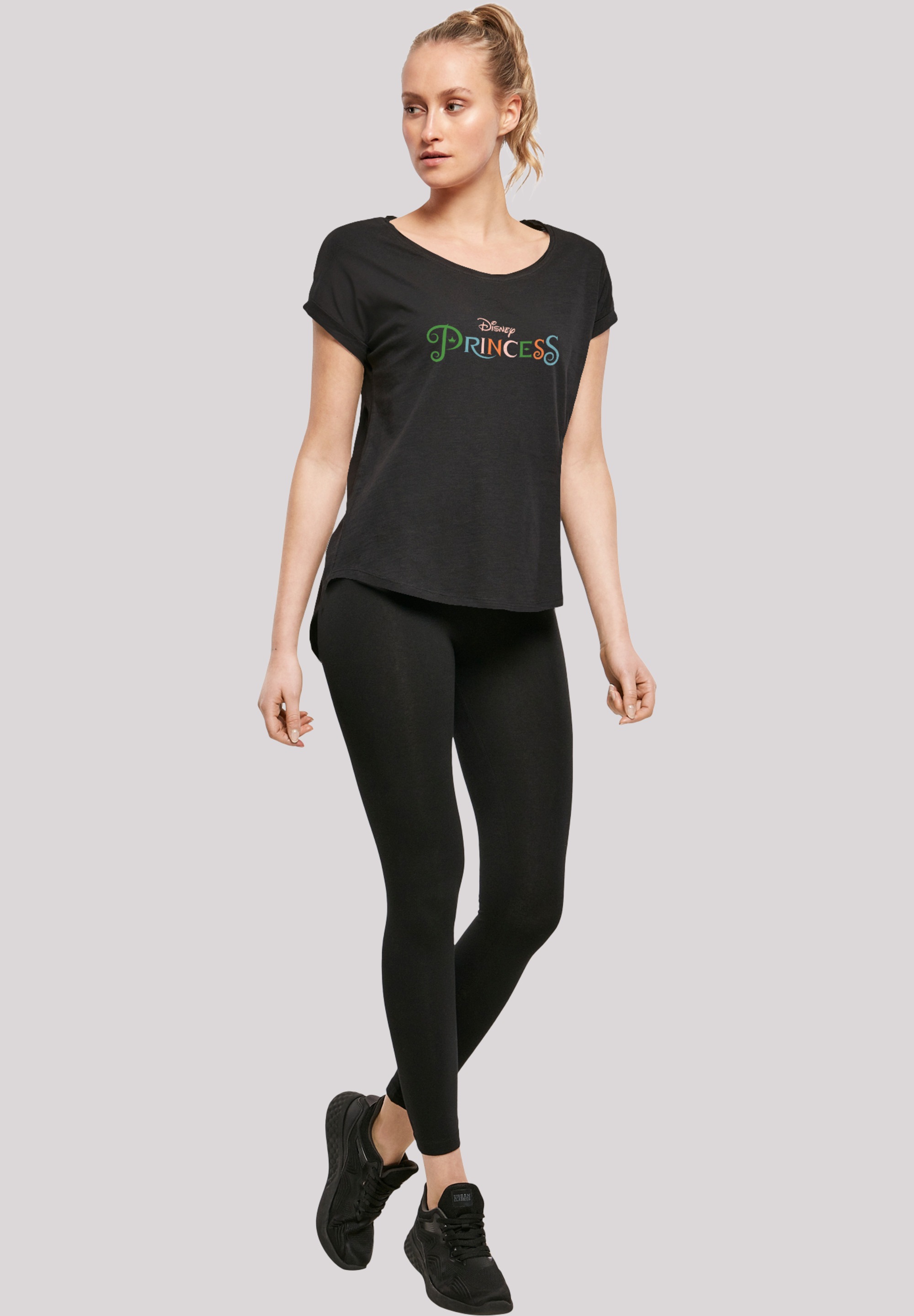 F4NT4STIC T-Shirt »Disney Logo Prinzessin«, Print