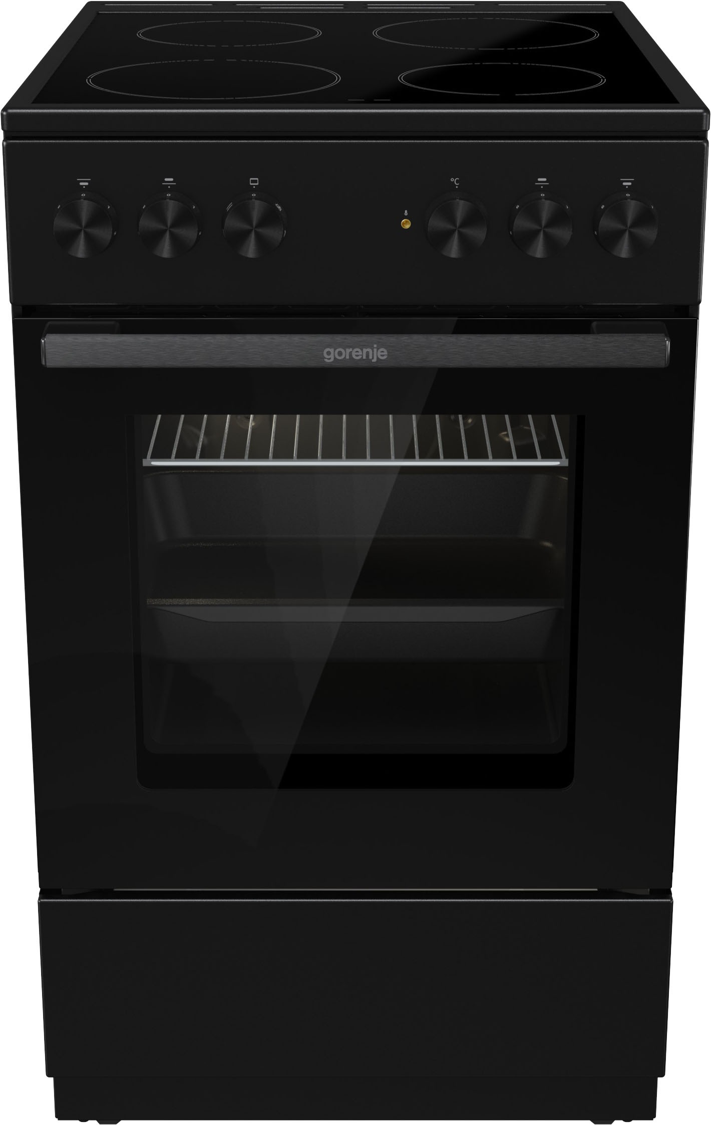 GORENJE Elektro-Standherd "GEC5A20BG", schwarz, Herdsets, Black Design