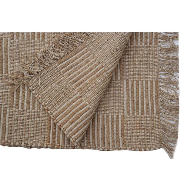 Home affaire Teppich »Himal«, rechteckig, Geflochtener Teppich, Naturprodukt  aus 100% Jute, Karo-Muster bestellen | BAUR