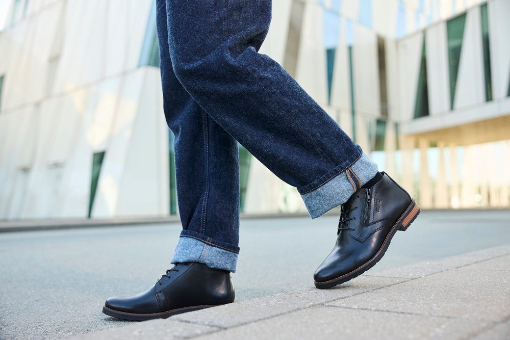 Rieker Schnürstiefelette, Business-Stiefelette, Klassik-Boots in eleganter Optik