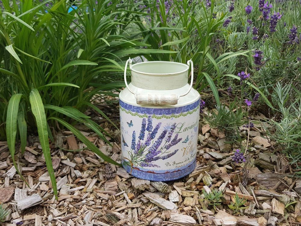 Ambiente Haus Dekovase "Lavendel - Milchkanne" günstig online kaufen