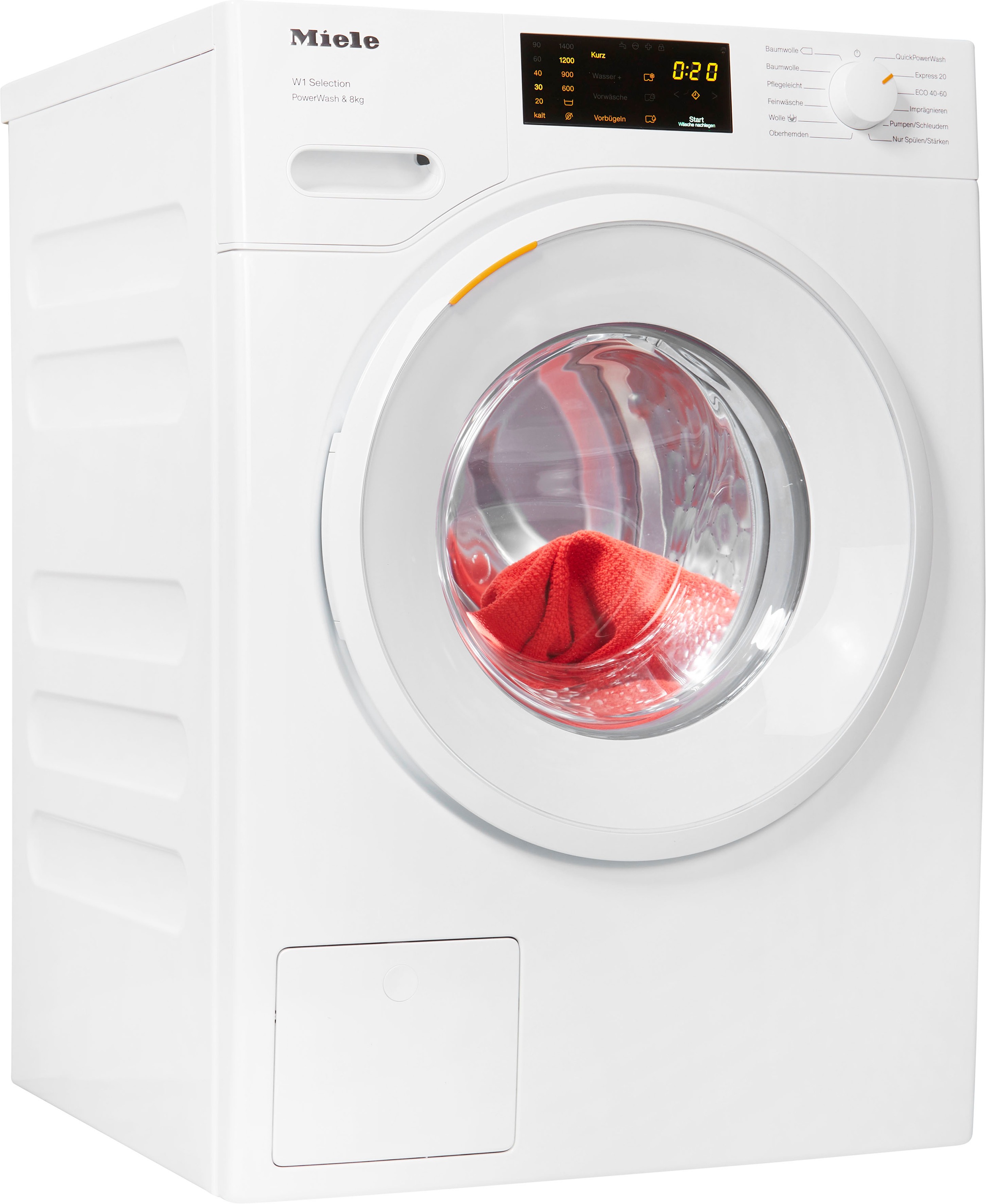 Miele Waschmaschine "WSD323WPS D LW PWash", WSD323 WPS D PWash&8kg, 8 kg, 1400 U/min, QuickPowerWash für saubere Wäsche 