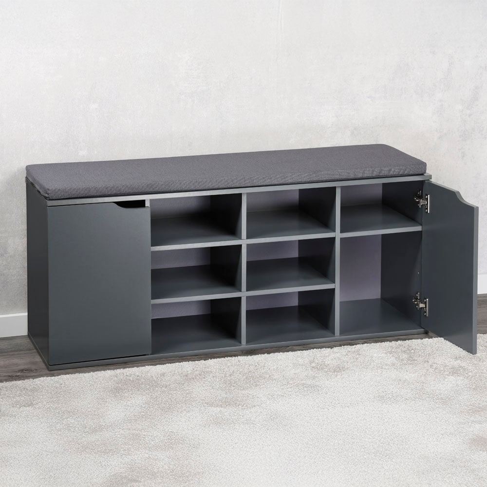 KESPER® Schuhschrank »Schuhschrank mit Sitzkissen, 2 Türen, FSC«