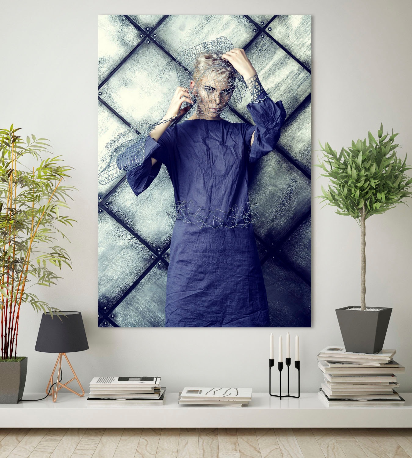 queence Acrylglasbild »Frau«, Kunst-Frau-Bilder von Frauen-Fashion-Mode, Fine Art-Print in Galeriequalität