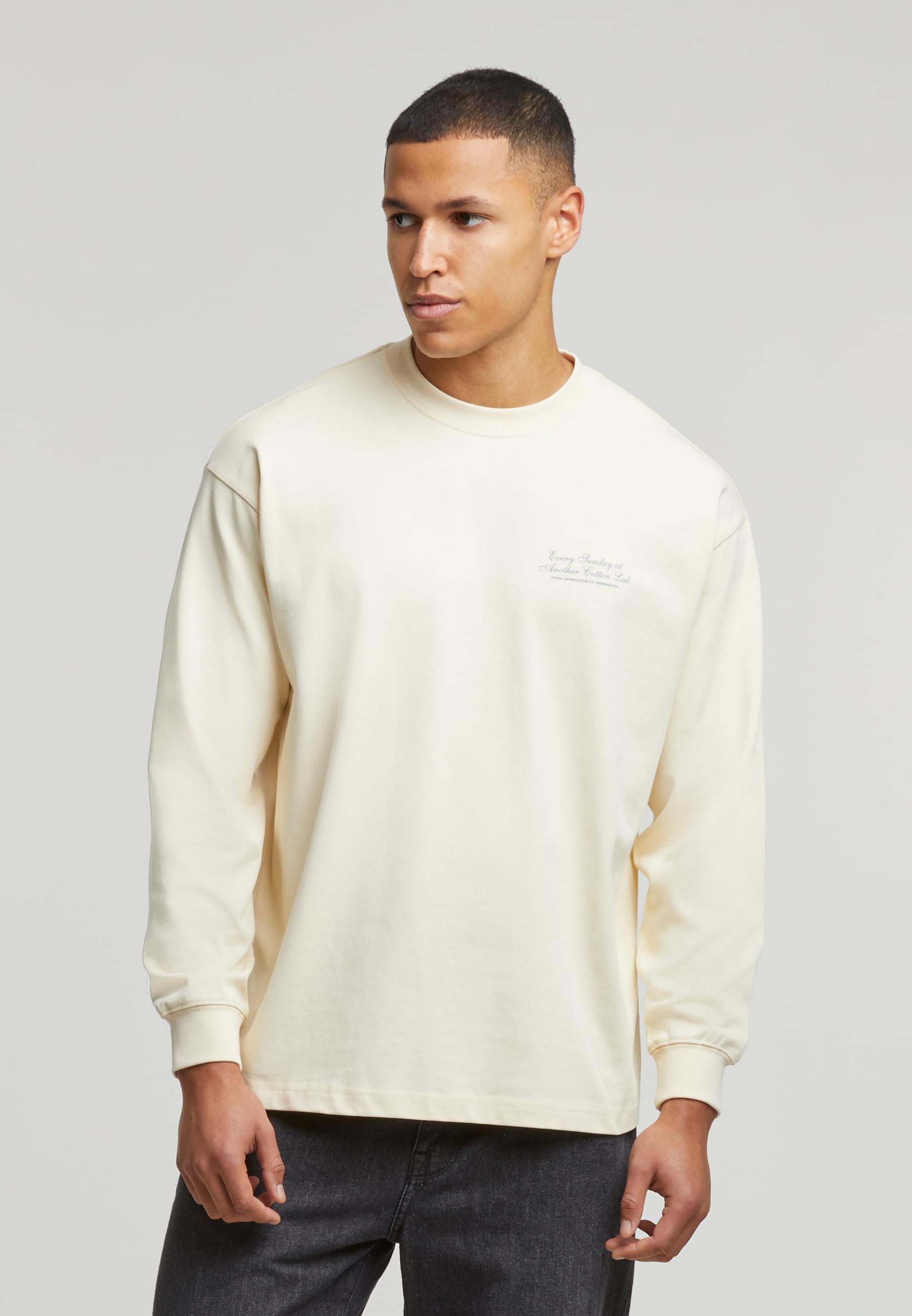 Thumbnail - Another Cotton Lab Rundhalspullover "Another Cotton Lab Pie Day Oversized Longsleeve", (1 tlg.)