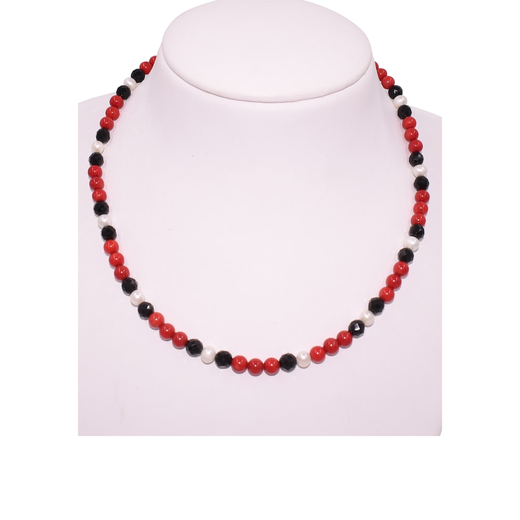 Firetti Collier »Schmuck Geschenk Halsschmuck Halskette Farbstein Edelstein Onyx«