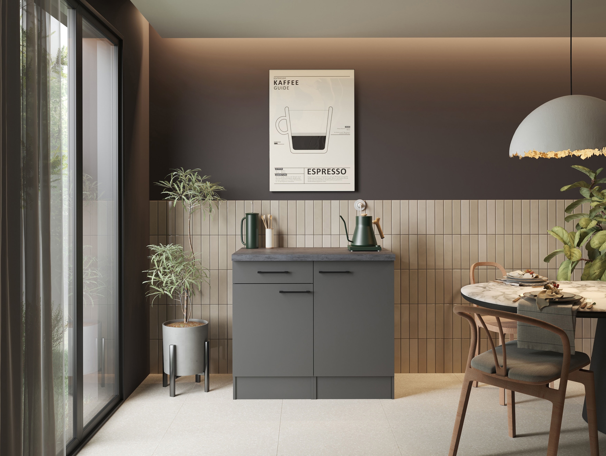 RESPEKTA Buffet »Oliver« zerlegt, mit Soft Close Funktion, Breite 100 cm