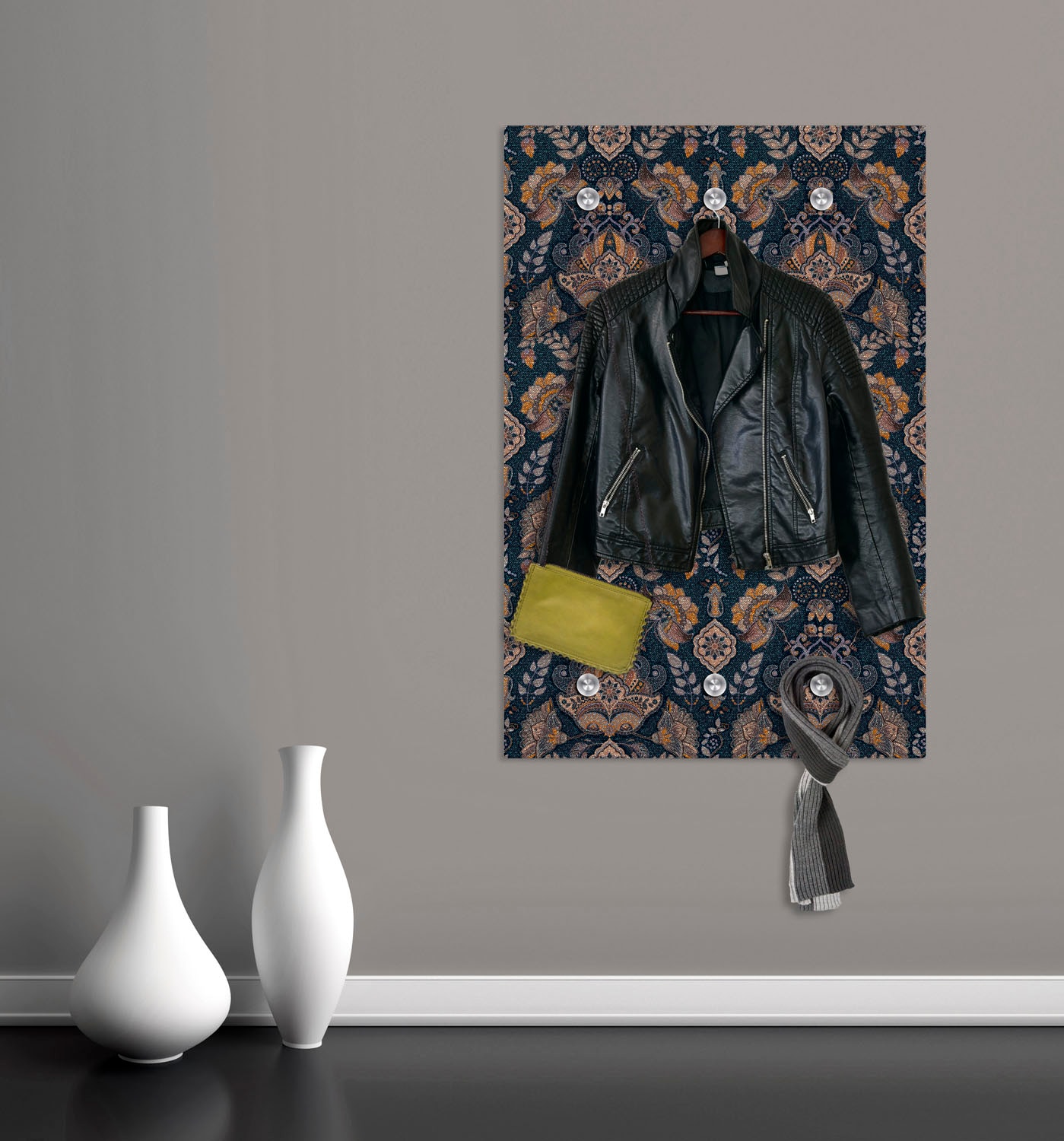 queence Garderobenleiste »Orientalisch«, mit 6 Haken, 80 x 120 cm