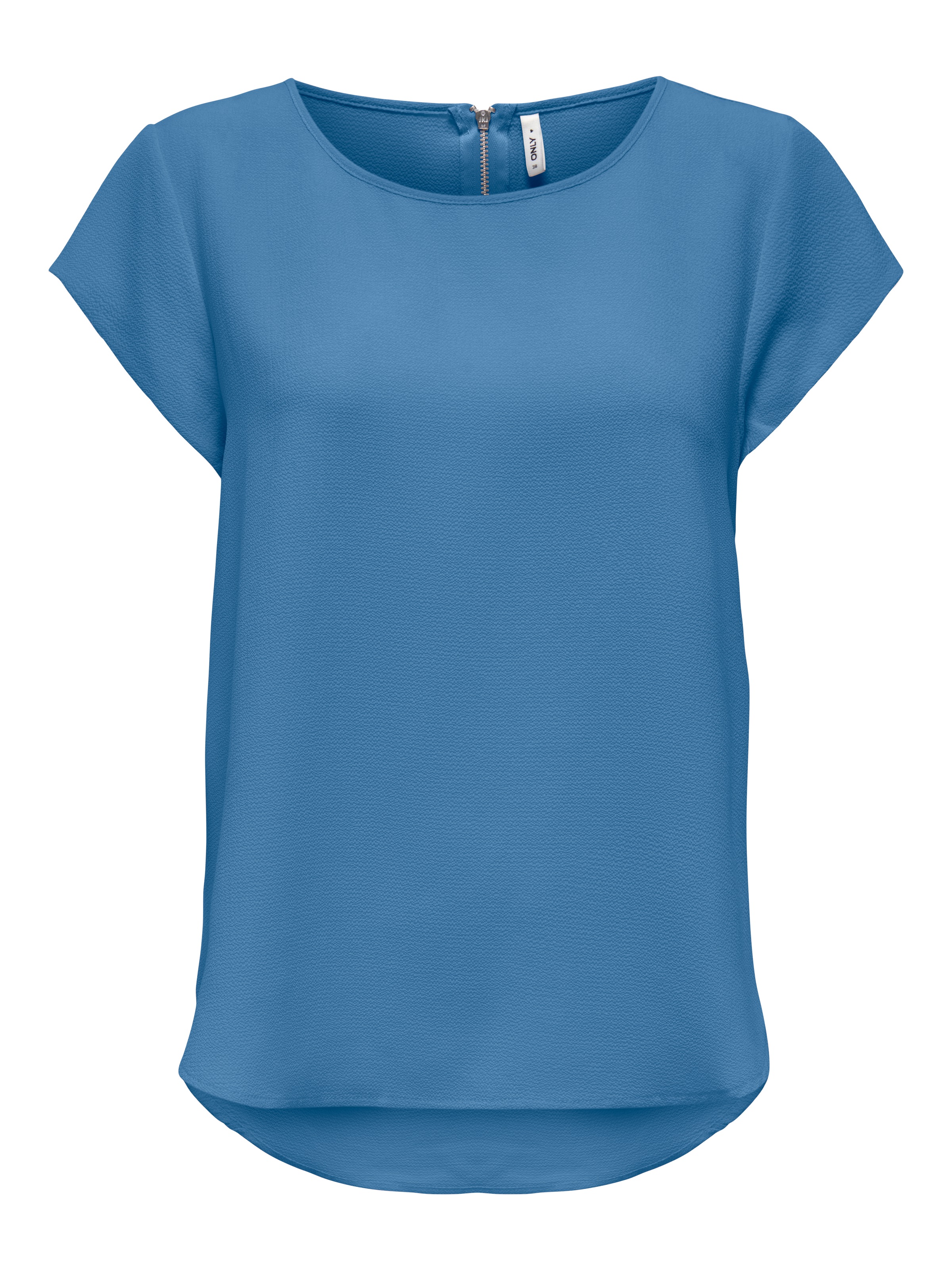 ONLY Kurzarmbluse "ONLVIC – feminines Blusenshirt in lockerer Form" regular günstig online kaufen