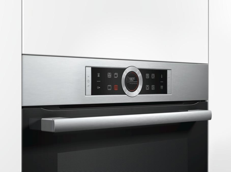 BOSCH Pyrolyse Backofen »HBG675BS1«, Serie 8, mit Teleskopauszug nachrüstbar, Pyrolyse-Selbstreinigung, mit AutoPilot