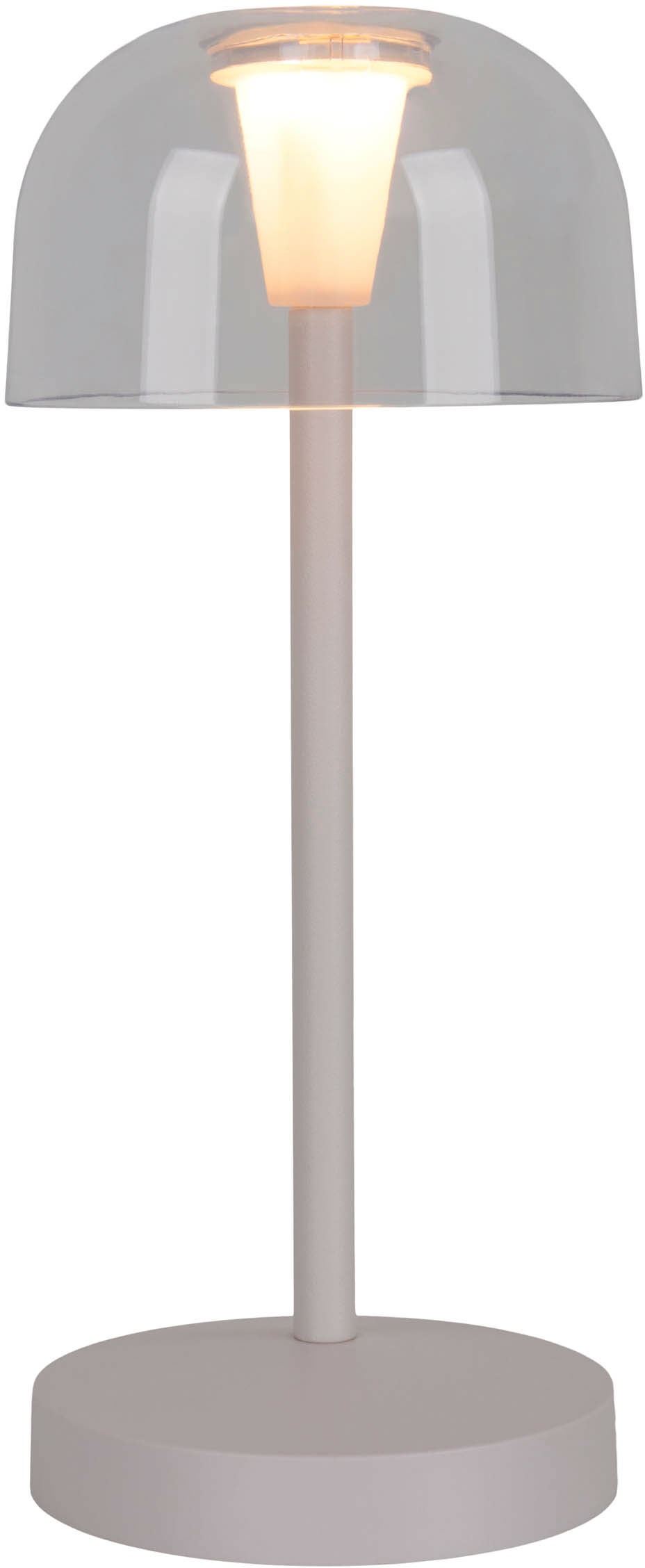 näve LED Tischleuchte »Gomba 18,5 cm«, 2er-Set, Leuchtmittel LED-Modul | LED fest integriert, über USB-Kabel aufladbar, Memoryfunktion, stufenlos dimmbar