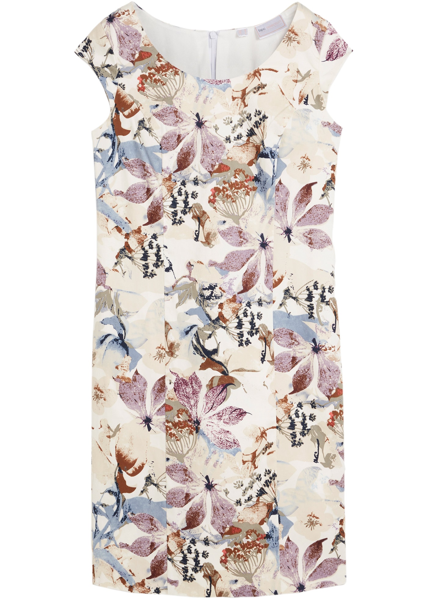 bonprix Etuikleid »Etuikleid aus Baumwollsatin« Etuikleid aus Baumwollsatin