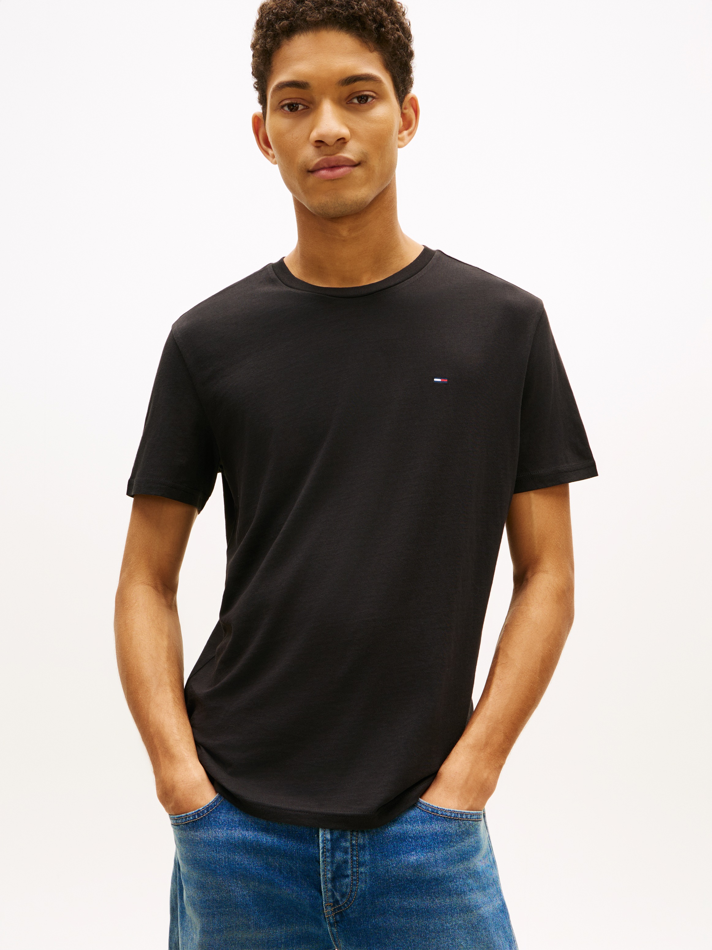 Tommy Jeans T-Shirt "TJM EXTRA SLIM 3 PACK" Packung, 3 Mit Rundhalsausschni günstig online kaufen