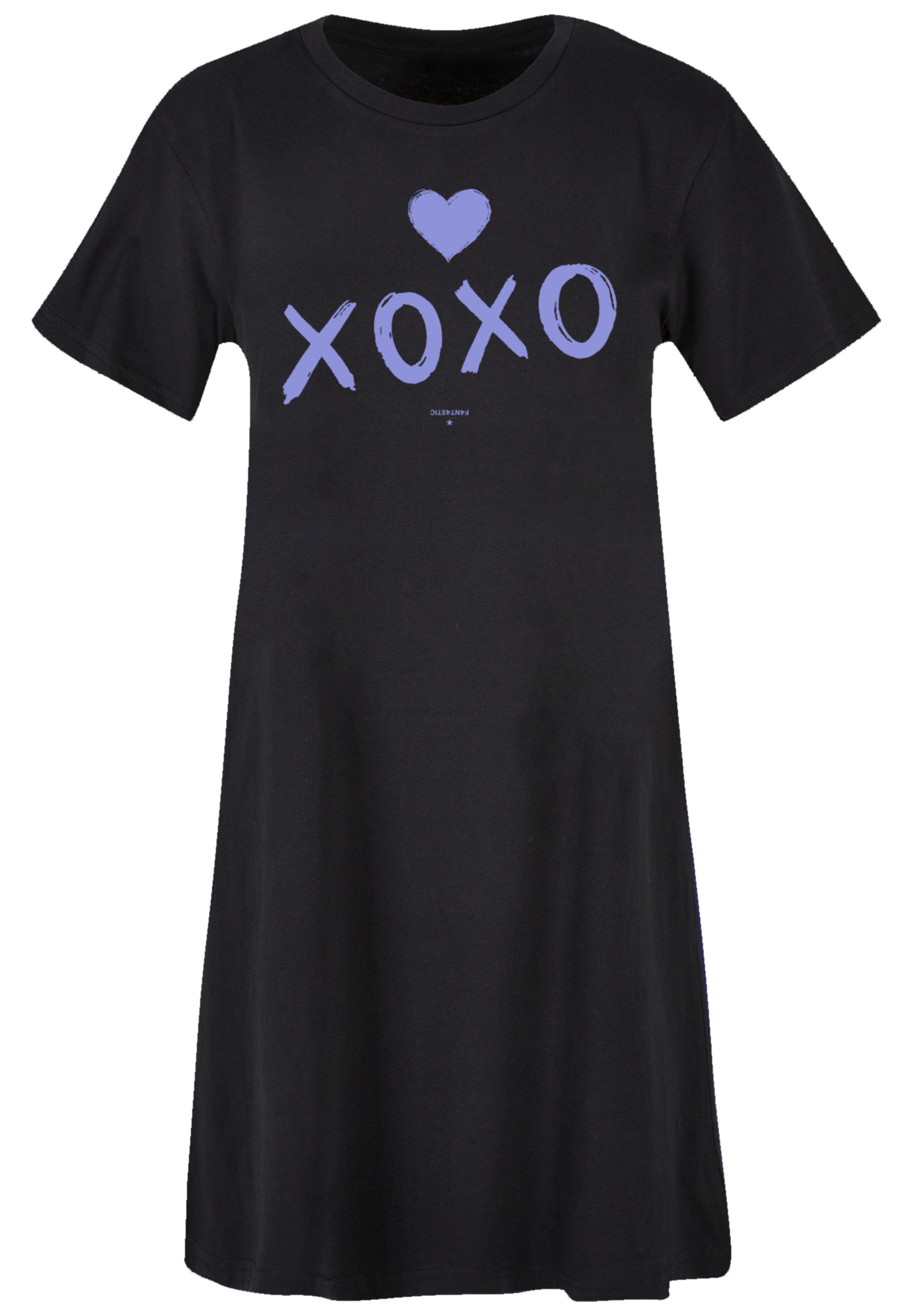 F4NT4STIC Shirtkleid "Valentinstag xoxo Damen T-Shirt Kleid" Ohne Taschen P günstig online kaufen