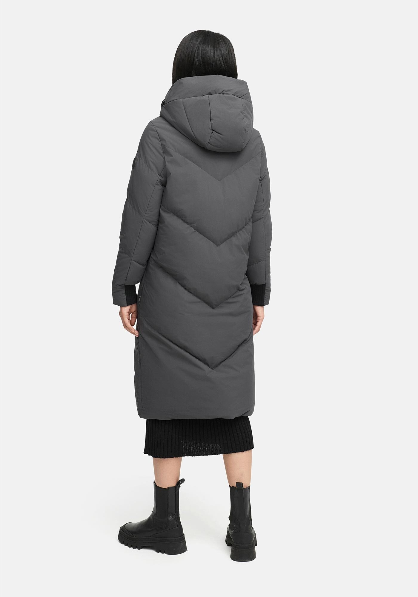 Marikoo Winterjacke »Teonaa« langer Winter Mantel gesteppt