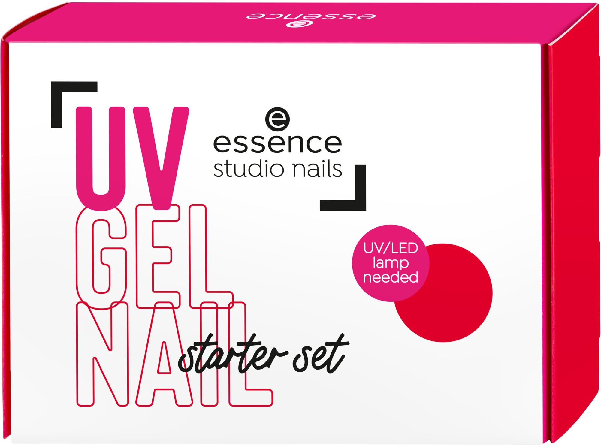 Essence Nagellack-Set »studio nails UV GEL NAIL Starter Set«, (Set, 4 tlg.), mit UV-Spezialisierung