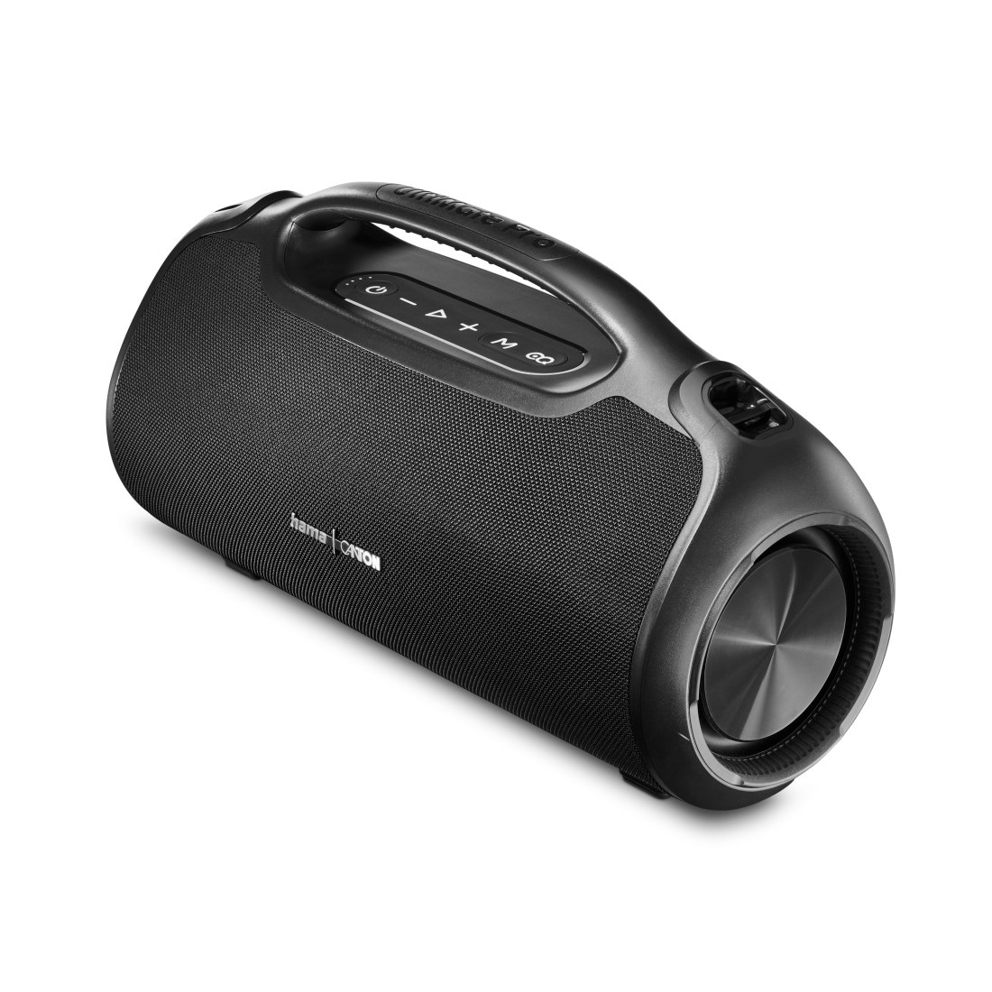 HAMA Bluetooth-Lautsprecher "Bluetooth-Lautsprecher groß 120W (Musikbox wasserfest IPX6, PowerPack)", B:46,5cm H:25,4cm T:19,2cm, schwarz,
