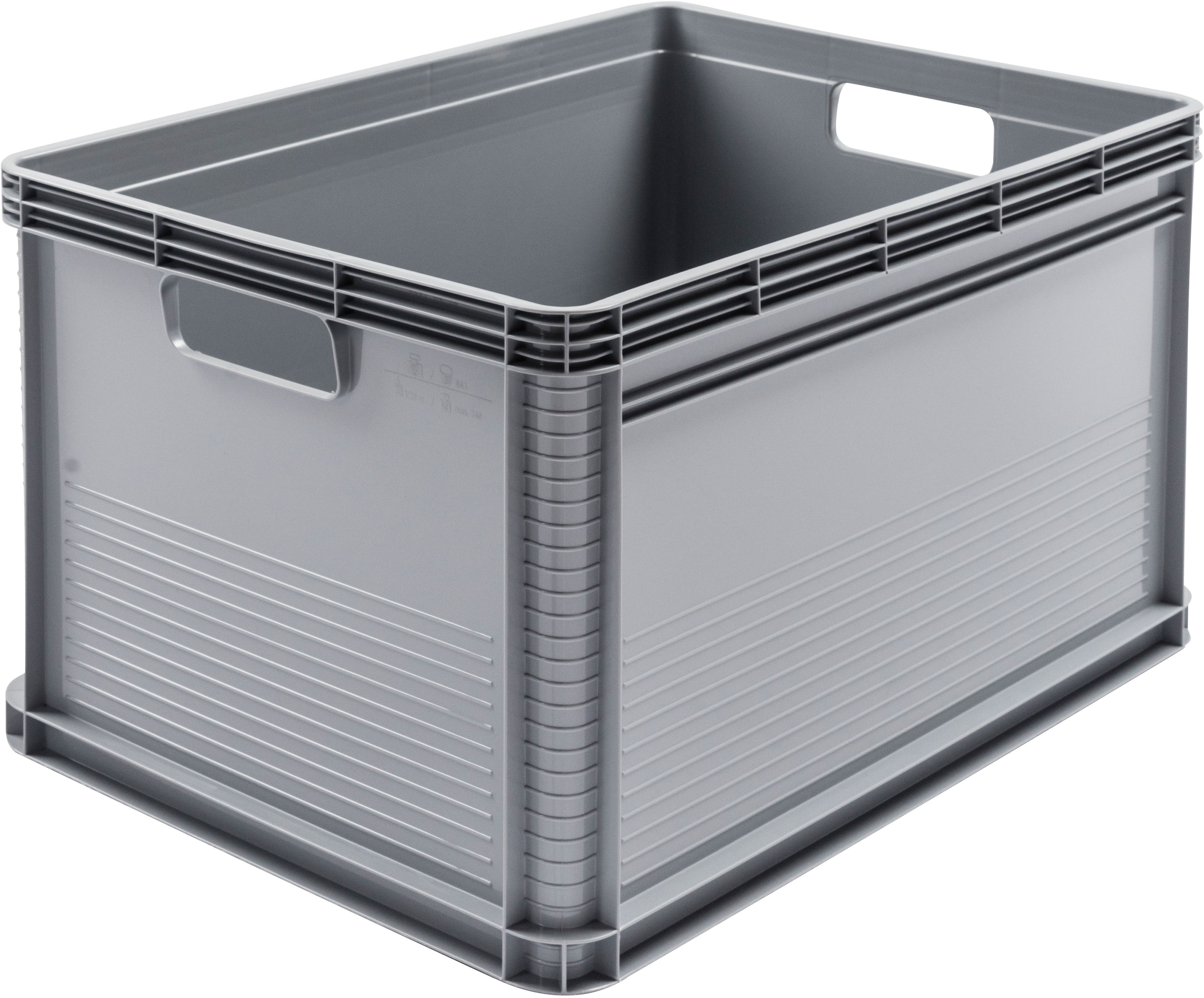 keeeper Transportbehälter »Transportbox robert, 3er Set, 64 L, 60 x 40 x 32 cm« 40 cm breit 32 cm hoch 60 cm lang Set, 3 Stk. tlg. säure- und laugenbeständig, 60 kg Tragkraft