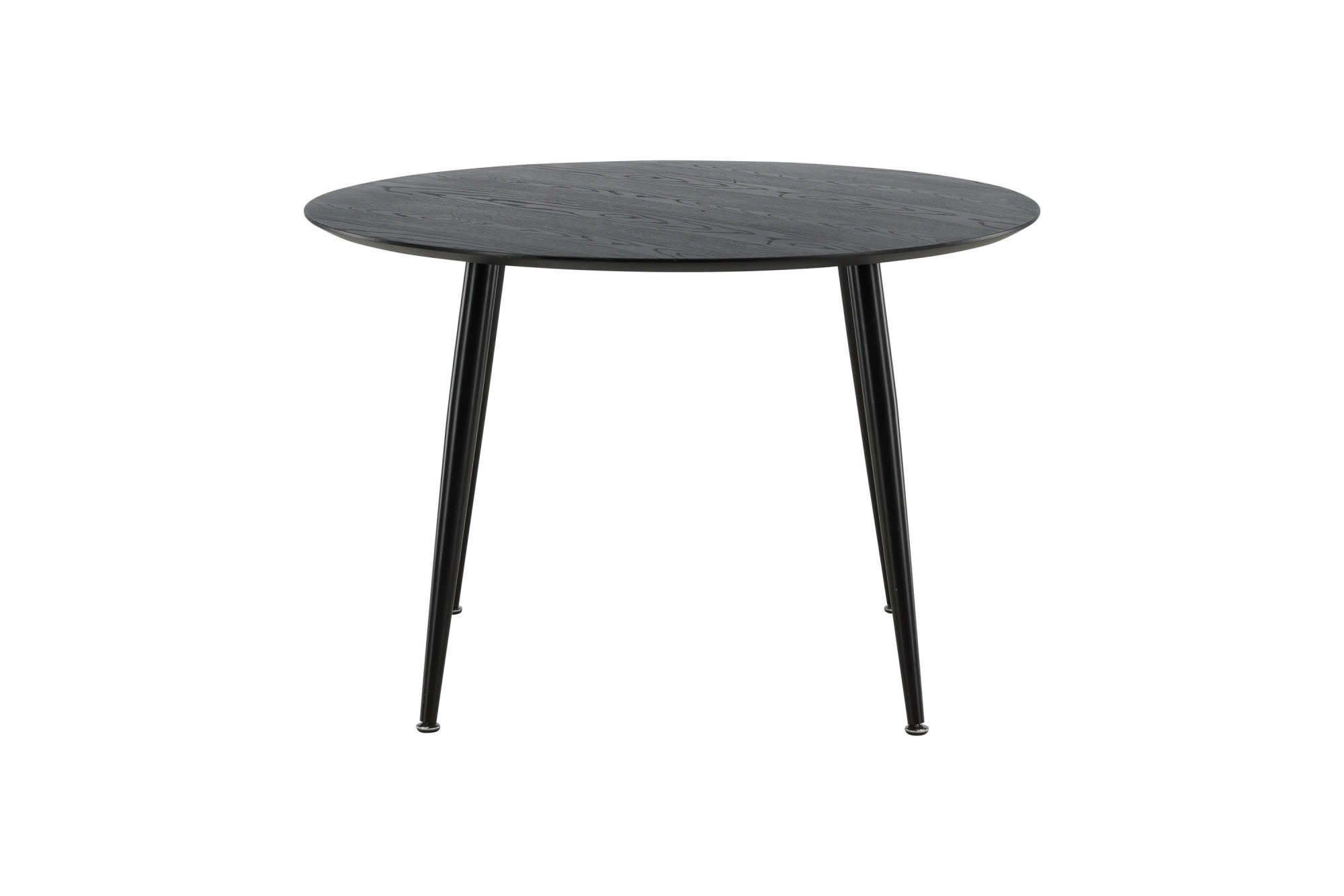 Venture Home Esstisch »Dipp, runder Esstisch mit Messingdetails, Ø 115 cm« Esszimmertisch, MDF, Holzfurnier-Optik, Metallbeine, rund, modern