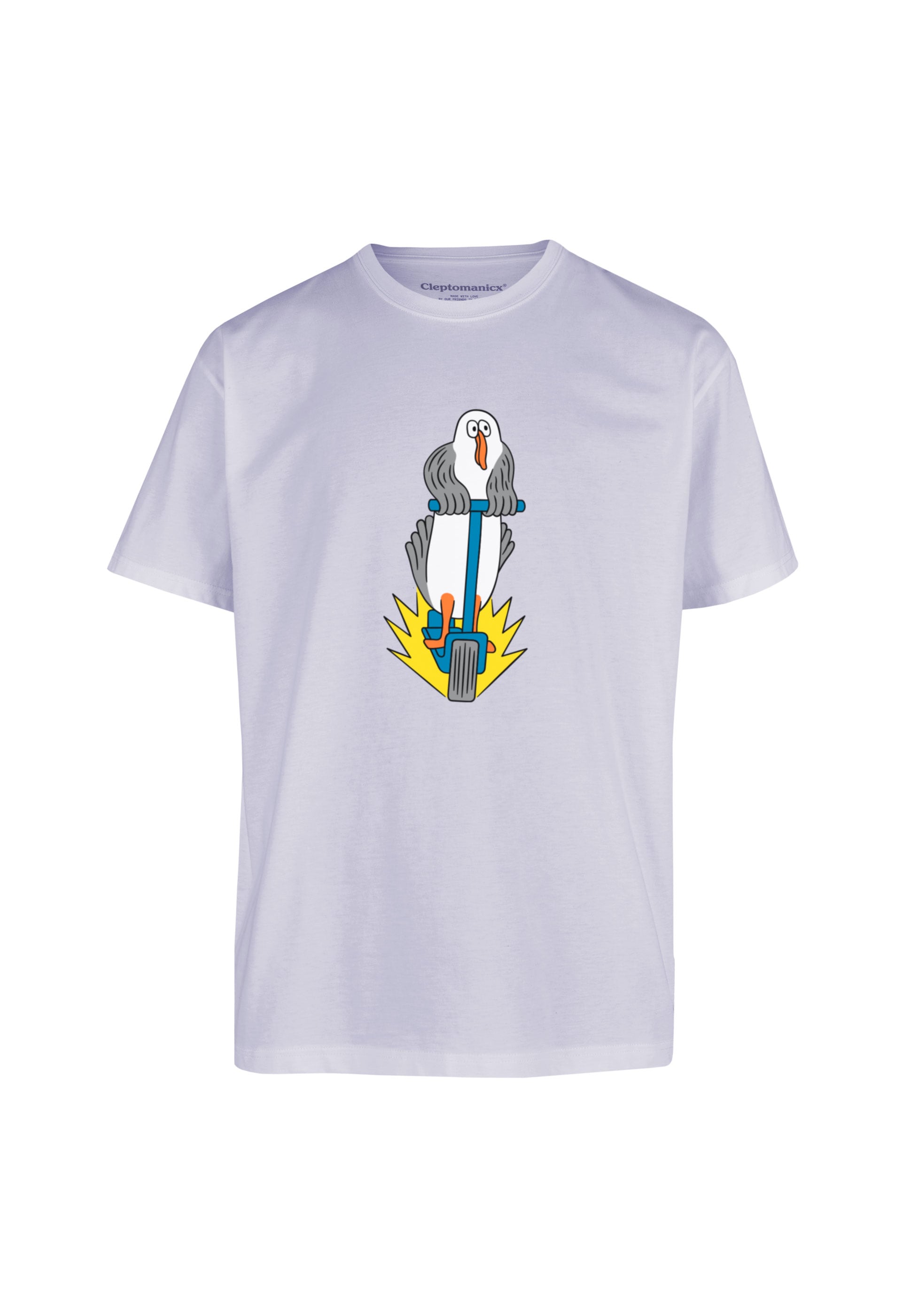 Cleptomanicx T-Shirt »Scooter Gull«, mit coolem Frontprint