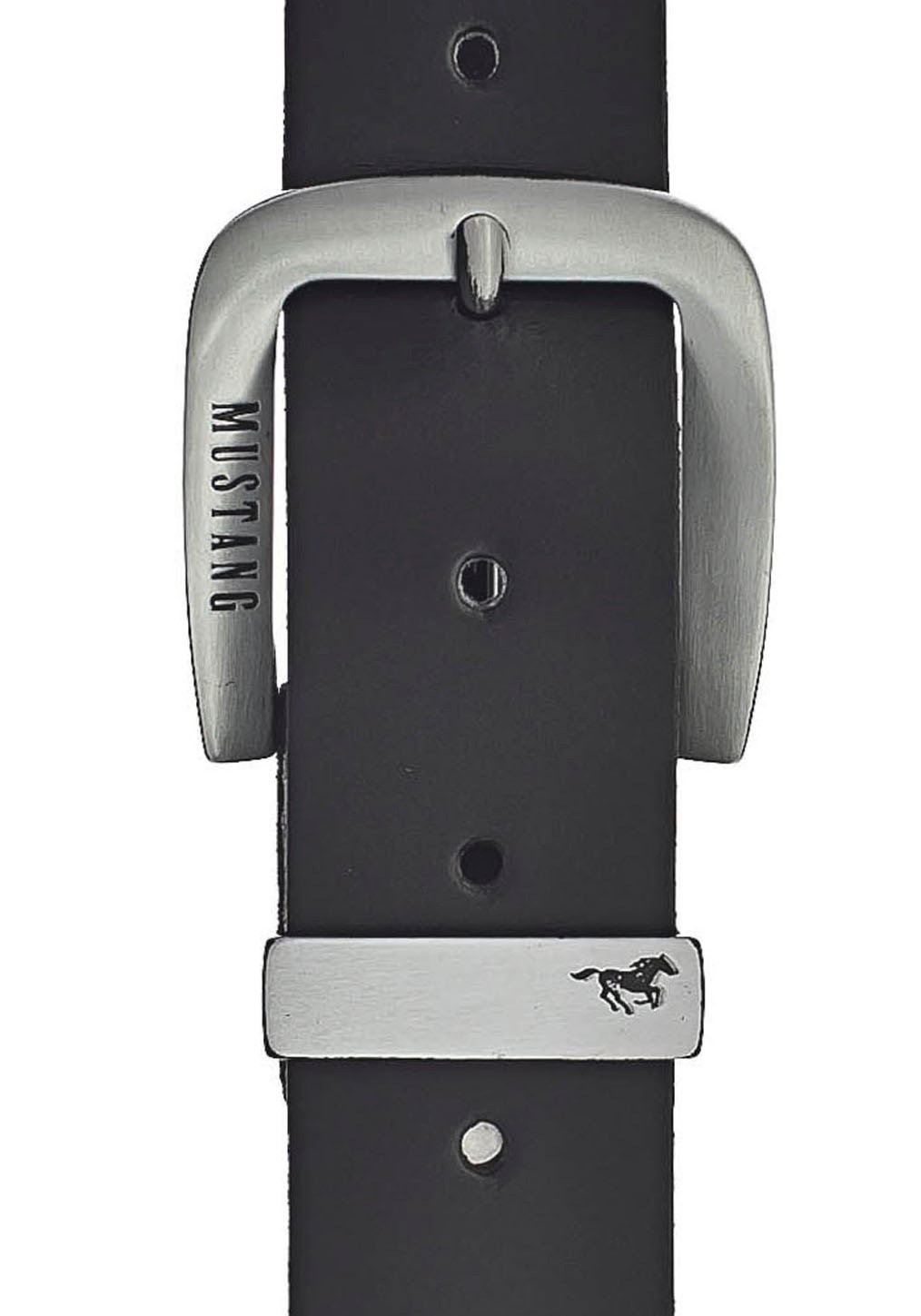 MUSTANG Ledergürtel Dornschließe aus geschwärztem Silber, günstig online kaufen