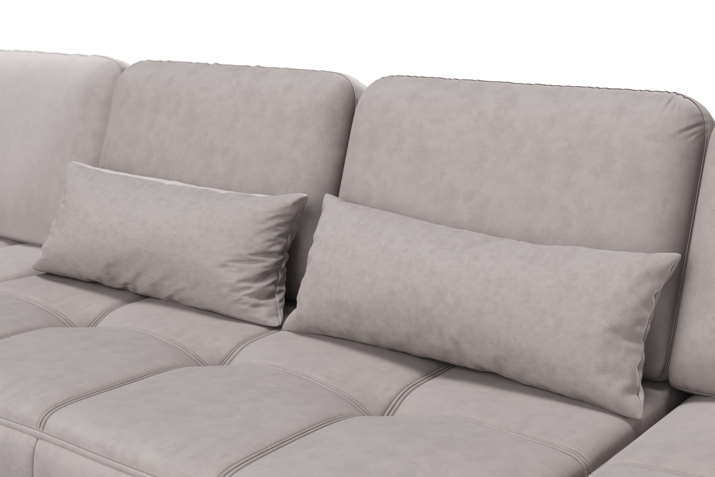 sit&more Wohnlandschaft »Bendigo U-Form« inklusive Sitztiefenverstellung, Bodenfreiheit 12 cm, in 2 Fußfarben