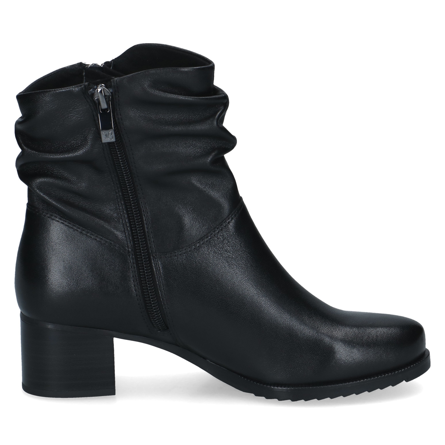 Caprice Stiefelette  Blockabsatz, Businessstiefelette mit slouchy Falten am Schaft