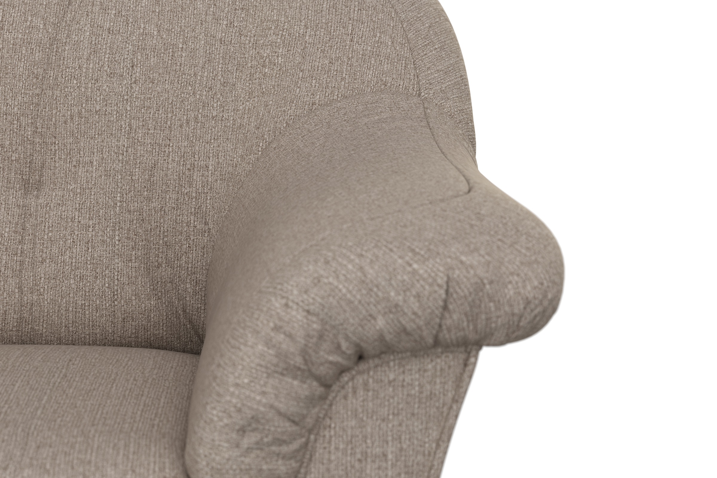 DOMO collection Ecksofa »Pegnitz, elegante Rückensteppung, kompakte Stellmaße 238/141cm, L-Form«, wahlweise mit Bettfunktion